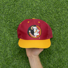 Load image into Gallery viewer, Florida State Seminoles College American Football NCAA Logo 7 Three Tone 6-Panel Snapback Cap - One Size
