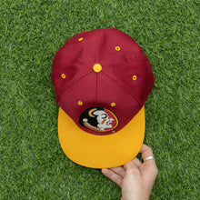 Load image into Gallery viewer, Florida State Seminoles College American Football NCAA Logo 7 Three Tone 6-Panel Snapback Cap - One Size
