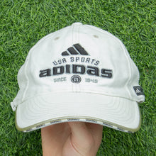 Load image into Gallery viewer, Adidas Spell Out USA Sports Embroidered Piping 6-Panel Cap - One Size
