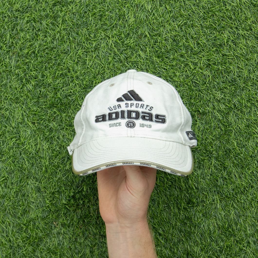 Adidas Spell Out USA Sports Embroidered Piping 6-Panel Cap - One Size