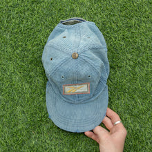 Load image into Gallery viewer, Reebok Large Box Logo Spell Out Distressed Corduroy 6-Panel Cap - One Size

