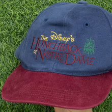 Load image into Gallery viewer, 1996 The Hunchback Of Notre Dame Disney Movie Promotional Two Tone 6-Panel Snapback Cap - One Size
