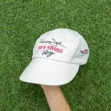 Load image into Gallery viewer, Panama Jack Off Shore Racing S-12 Boat White 5-Panel Fitted Cap - One Size
