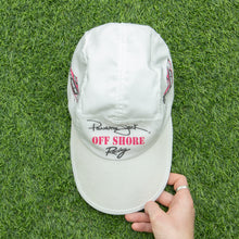 Load image into Gallery viewer, Panama Jack Off Shore Racing S-12 Boat White 5-Panel Fitted Cap - One Size
