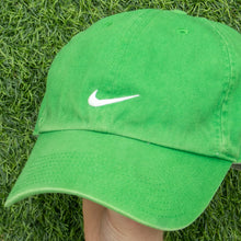 Load image into Gallery viewer, Nike Small Swoosh Embroidered Green 6-Panel Snapback Cap - One Size
