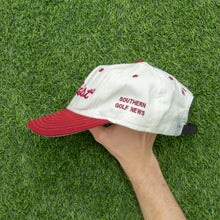 Load image into Gallery viewer, Titleist New Era Southern Golf News Embroidered Three Tone 6-Panel Cap - One Size
