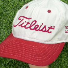 Load image into Gallery viewer, Titleist New Era Southern Golf News Embroidered Three Tone 6-Panel Cap - One Size
