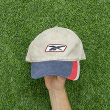 Load image into Gallery viewer, Reebok Embroidered Three Tone Stripe 6-Panel Cap - One Size
