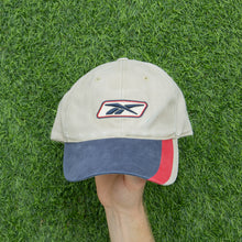 Load image into Gallery viewer, Reebok Embroidered Three Tone Stripe 6-Panel Cap - One Size

