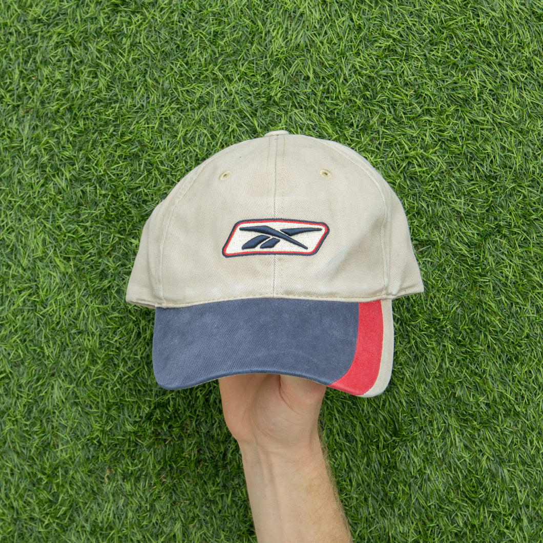 Reebok Embroidered Three Tone Stripe 6-Panel Cap - One Size
