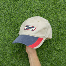 Load image into Gallery viewer, Reebok Embroidered Three Tone Stripe 6-Panel Cap - One Size
