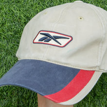 Load image into Gallery viewer, Reebok Embroidered Three Tone Stripe 6-Panel Cap - One Size

