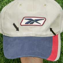 Load image into Gallery viewer, Reebok Embroidered Three Tone Stripe 6-Panel Cap - One Size
