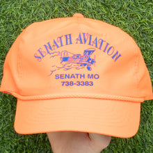 Load image into Gallery viewer, Senath Aviation Aeroplane Graphic Aeronautics Promotional Rope Trucker Snapback Cap - One Size
