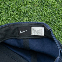 Load image into Gallery viewer, 2001 Nike Swoosh Embroidered Navy 6-Panel Snapback Cap - One Size

