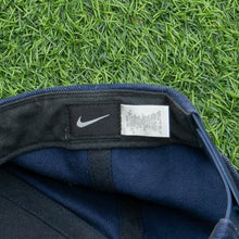 Load image into Gallery viewer, 2001 Nike Swoosh Embroidered Navy 6-Panel Snapback Cap - One Size
