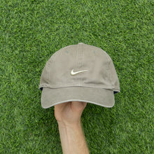 Load image into Gallery viewer, 1998 Nike Small Swoosh Embroidered Grey Two Tone 6-Panel Cap - One Size
