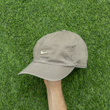 Load image into Gallery viewer, 1998 Nike Small Swoosh Embroidered Grey Two Tone 6-Panel Cap - One Size
