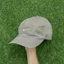 Load image into Gallery viewer, 1998 Nike Small Swoosh Embroidered Grey Two Tone 6-Panel Cap - One Size
