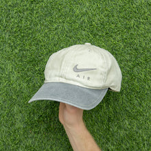Load image into Gallery viewer, 1996 Nike Air Spell Out Swoosh Embroidered Canvas Two Tone 6-Panel Cap - One Size
