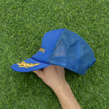 Load image into Gallery viewer, Walt Disney World Magic Kingdom Castle Embroidered Laurel Wreath Mesh Rope Trucker Snapback Cap - One Size
