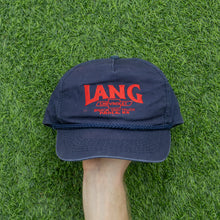 Load image into Gallery viewer, Lang Chevrolet Buick GMC Truck Embroidered Paola, KS Automobile Dealership Promotional Rope Trucker Snapback Cap - One Size
