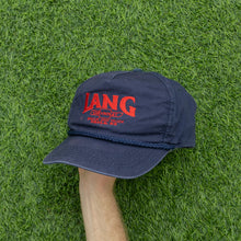 Load image into Gallery viewer, Lang Chevrolet Buick GMC Truck Embroidered Paola, KS Automobile Dealership Promotional Rope Trucker Snapback Cap - One Size

