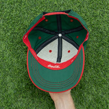 Load image into Gallery viewer, Coca Cola Embroidered Beverage Promotional Two Tone 6-Panel Snapback Cap - One Size
