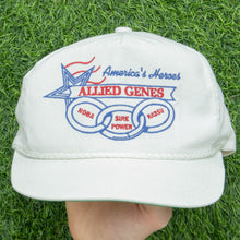 Load image into Gallery viewer, America's Heroes Allied Genes Sire Power Noba Kabsu Star Embroidered Two Tone 6-Panel Rope Trucker Cap - One Size
