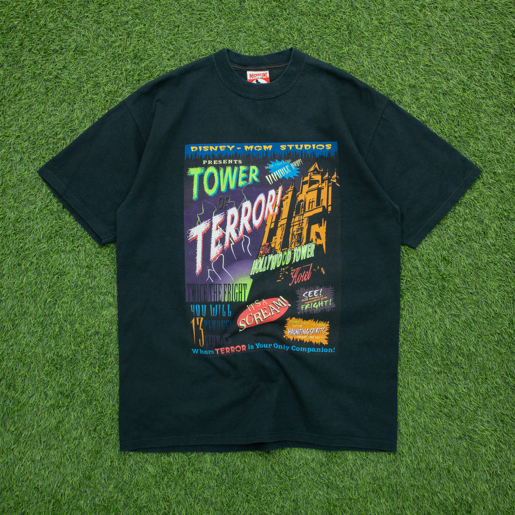Tower Of Terror Hollywood Tower Hotel Disney MGM Studios Halloween Graphic T-Shirt - L