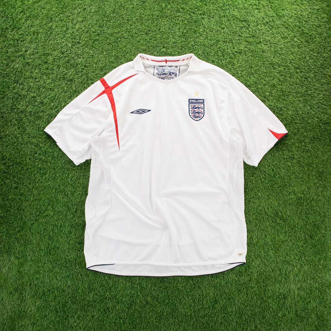 2005/07 England Umbro Home Football Shirt - XXL