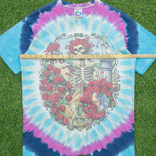 Load image into Gallery viewer, 1995 Grateful Dead Bertha 30th Anniversary Liquid Blue P.Maguire Halloween Double Sided AOP Graphic Tie Dye Single Stitch T-Shirt - L
