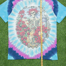 Load image into Gallery viewer, 1995 Grateful Dead Bertha 30th Anniversary Liquid Blue P.Maguire Halloween Double Sided AOP Graphic Tie Dye Single Stitch T-Shirt - L
