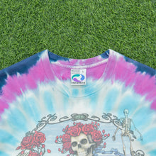 Load image into Gallery viewer, 1995 Grateful Dead Bertha 30th Anniversary Liquid Blue P.Maguire Halloween Double Sided AOP Graphic Tie Dye Single Stitch T-Shirt - L
