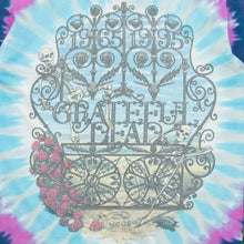 Load image into Gallery viewer, 1995 Grateful Dead Bertha 30th Anniversary Liquid Blue P.Maguire Halloween Double Sided AOP Graphic Tie Dye Single Stitch T-Shirt - L
