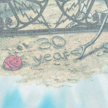 Load image into Gallery viewer, 1995 Grateful Dead Bertha 30th Anniversary Liquid Blue P.Maguire Halloween Double Sided AOP Graphic Tie Dye Single Stitch T-Shirt - L
