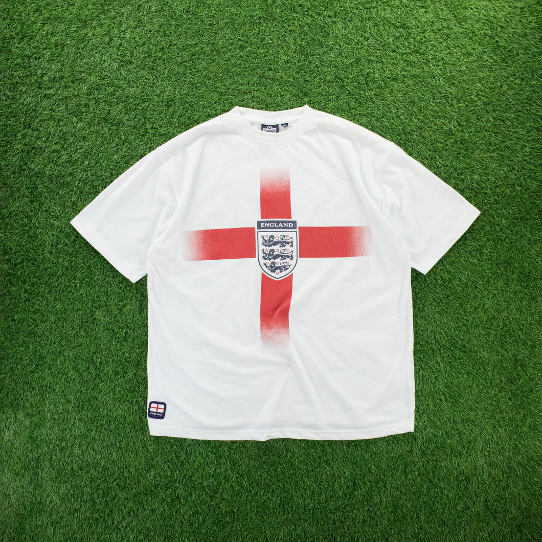 England Admiral St.George’s Flag Graphic Football T-Shirt - XL