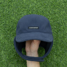 Load image into Gallery viewer, Kickers Spell Out Interchangeable Earflap Velcro Fleece Trapper 6-Panel Fitted Cap - One Size
