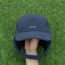 Load image into Gallery viewer, Kickers Spell Out Interchangeable Earflap Velcro Fleece Trapper 6-Panel Fitted Cap - One Size
