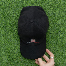 Load image into Gallery viewer, GANT USA Spell Out Embroidered Sherpa Fleece 6-Panel Cap - One
