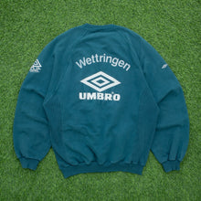 Load image into Gallery viewer, Umbro Pro Training Large Logo Wettringen Germany Drug Awareness Embroidered Crewneck Sweatshirt - XL

