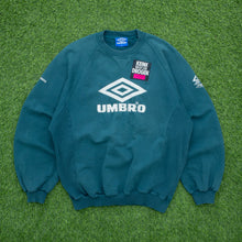 Load image into Gallery viewer, Umbro Pro Training Large Logo Wettringen Germany Drug Awareness Embroidered Crewneck Sweatshirt - XL
