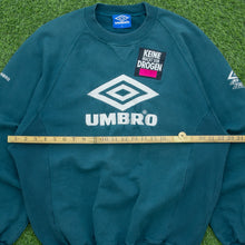 Load image into Gallery viewer, Umbro Pro Training Large Logo Wettringen Germany Drug Awareness Embroidered Crewneck Sweatshirt - XL
