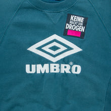 Load image into Gallery viewer, Umbro Pro Training Large Logo Wettringen Germany Drug Awareness Embroidered Crewneck Sweatshirt - XL
