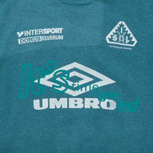 Load image into Gallery viewer, Umbro Large Logo Graphic Intersport Ski It’s Time To Get Umbroed 22 Crewneck Sweatshirt - XL
