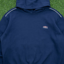 Load image into Gallery viewer, Umbro Small Logo Embroidered Piping Oversized Boxy Pullover Hoodie - L/XL
