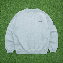 Load image into Gallery viewer, Reebok Essentials Small Spell Out Logo Embroidered Crewneck Sweatshirt - L
