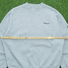 Load image into Gallery viewer, Reebok Essentials Small Spell Out Logo Embroidered Crewneck Sweatshirt - L
