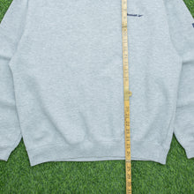 Load image into Gallery viewer, Reebok Essentials Small Spell Out Logo Embroidered Crewneck Sweatshirt - L
