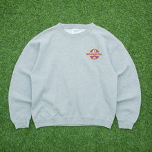 Load image into Gallery viewer, Washington Redskins Adidas Team NFL American Football Double Sided Graphic Logo Boxy Crewneck Grey Sweatshirt - M

